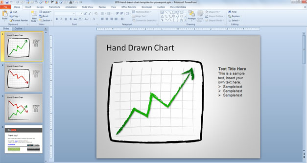 chart-template-powerpoint-gratis