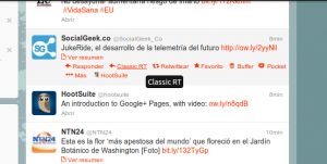 classisc retweet