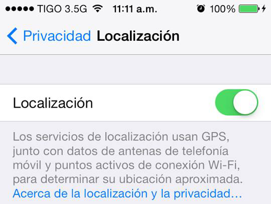 Localización