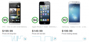 Decide comparando varios smartphones