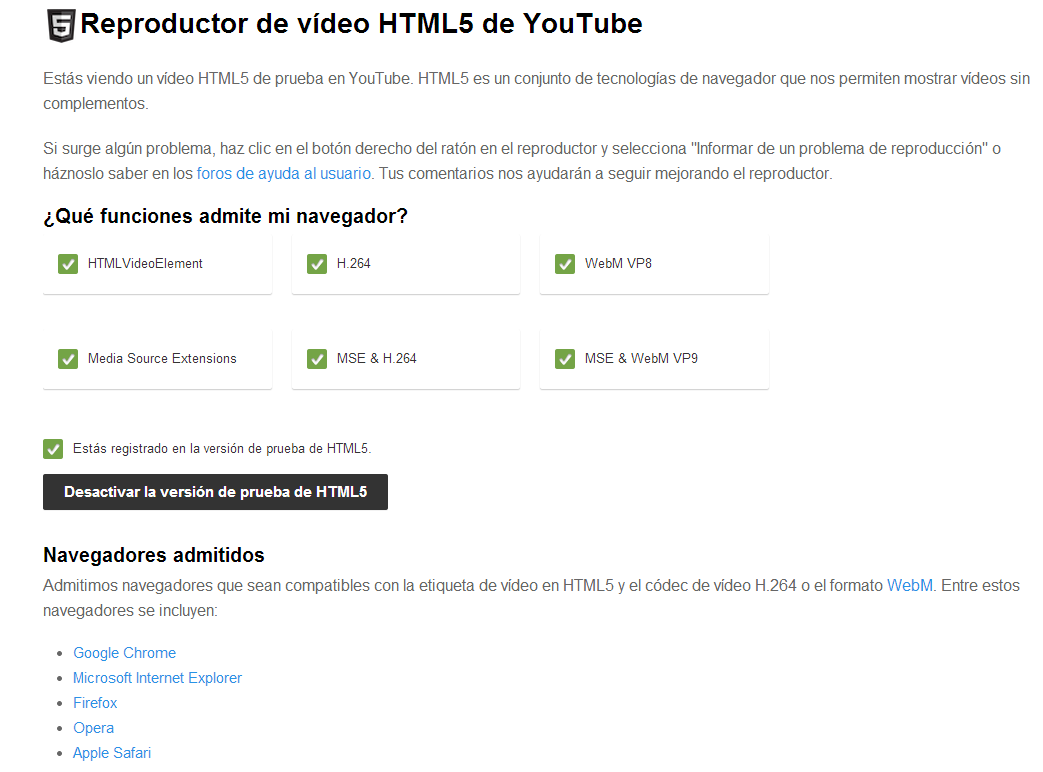 youtube html5