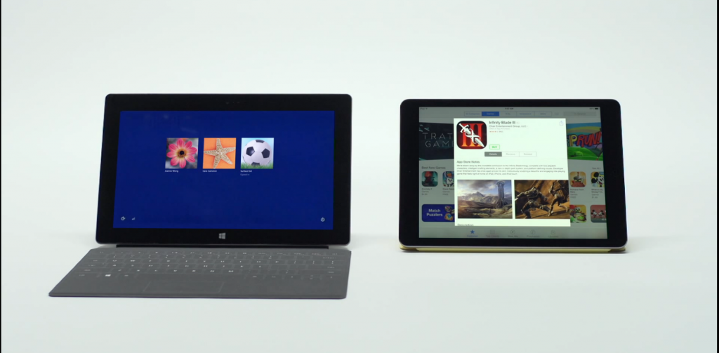 Surface vs iPad air