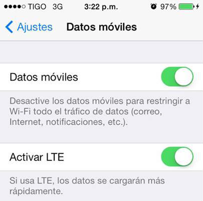 TIGO 4G LTE iPhone 2