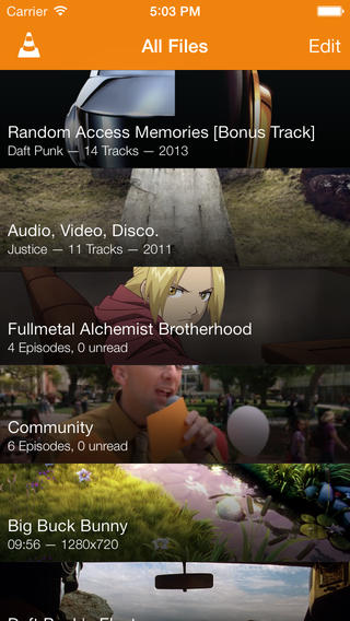 VLC player iOS 7
