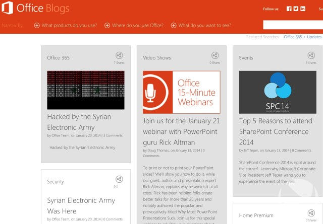 sea hack office blogs