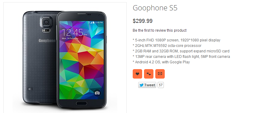 Goophone s5
