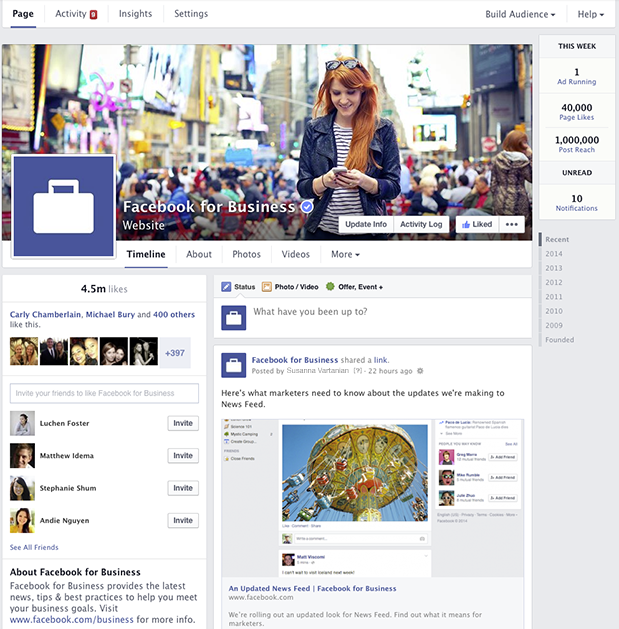 Cambio Facebook