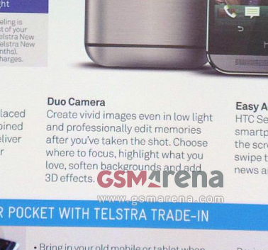 opciones dual camara htc one
