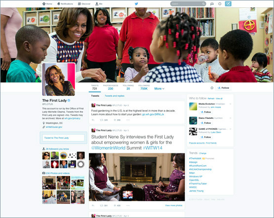 Twitter new profile