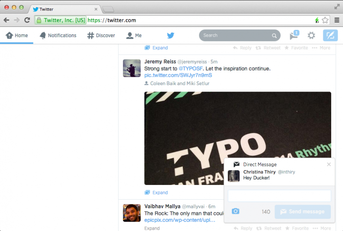 twitter notificaciones