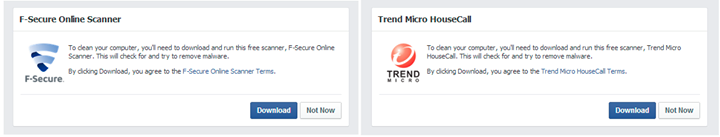 Facebook anti-malware