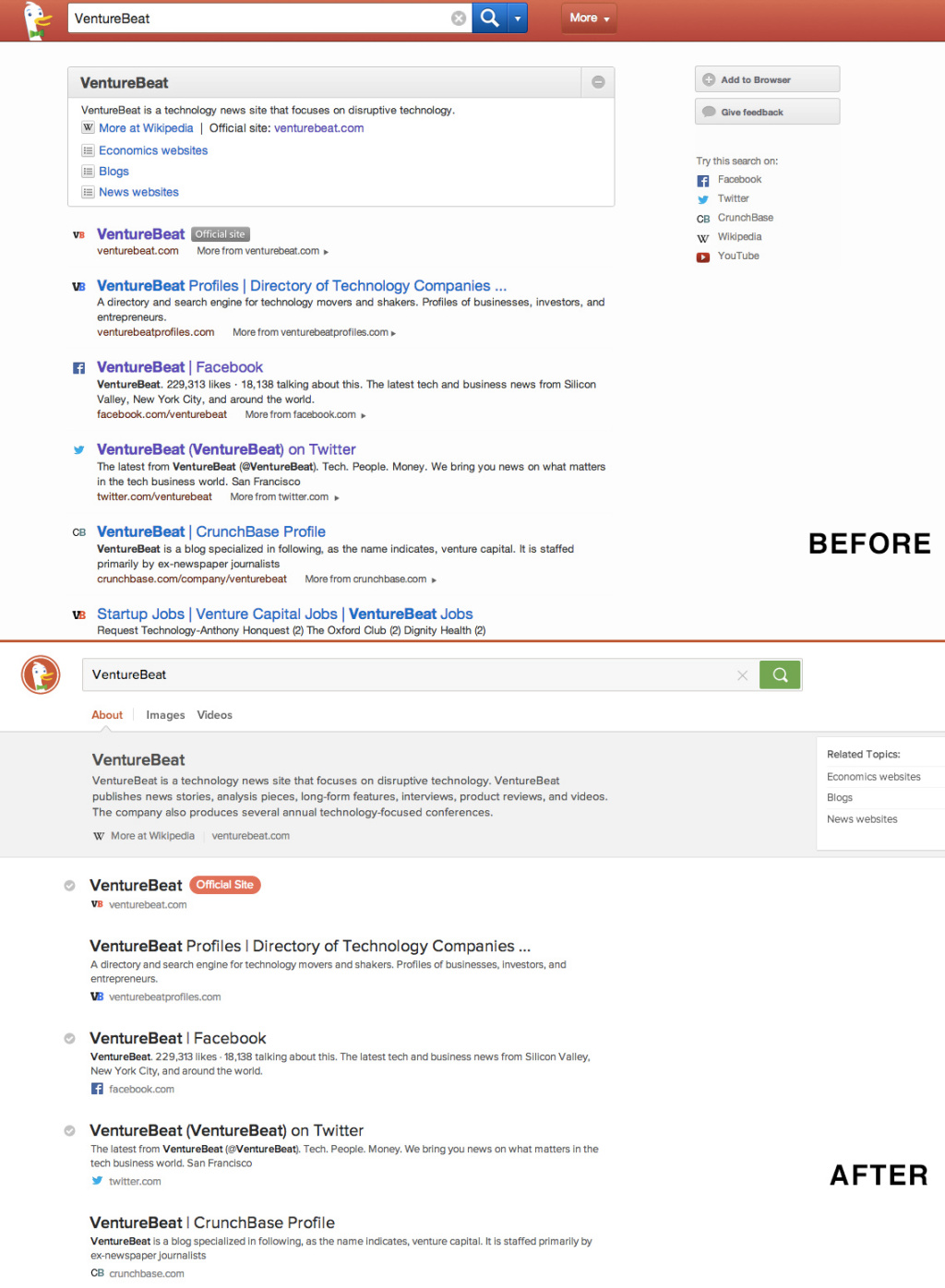 new DuckDuckGo search