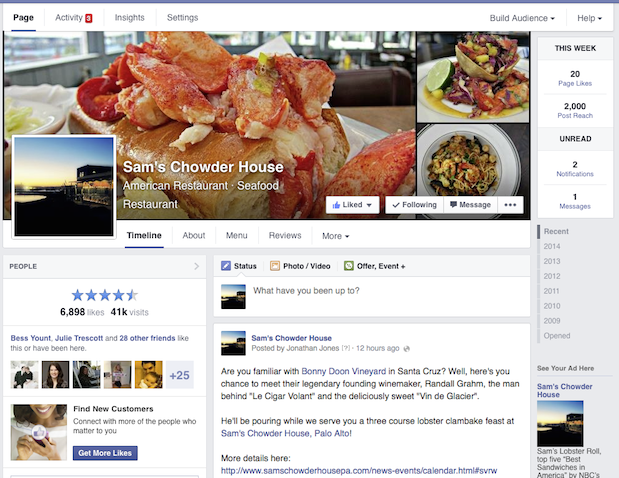 Rediseño  paginas Facebook