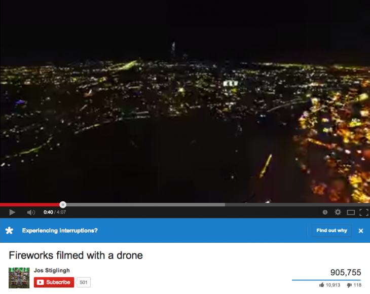 YouTube reporte de errores