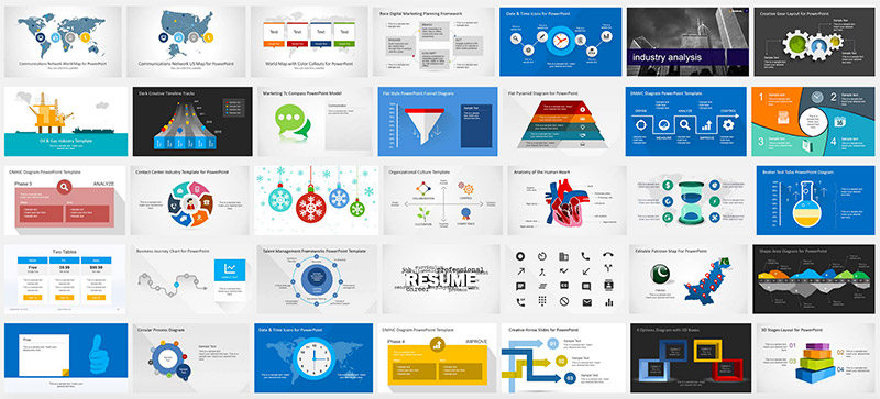 Colección de Imágenes para Presentaciones de SlideModel.com