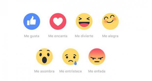 reacciones facebook