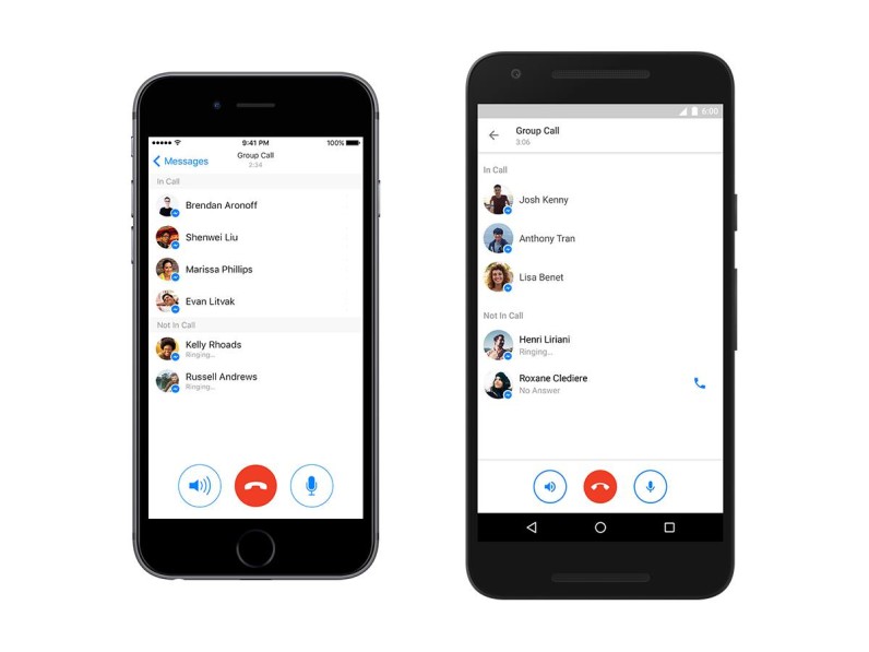 llamadas voz Facebook messenger