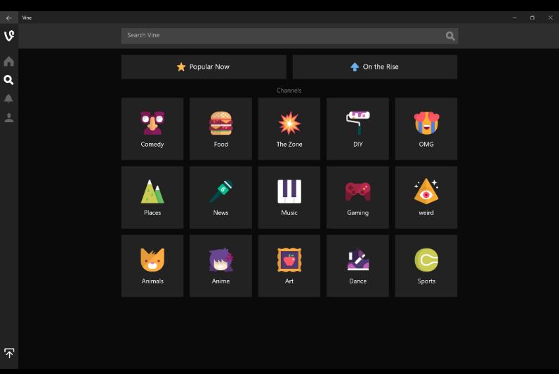Vine Windows 10