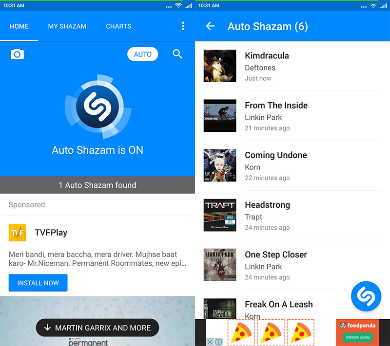 Shazams-Auto-feature-continuously-identifies-tracks-and-adds-them-to-a-list-I-was-on-a-nu-metal-trip-this-morning