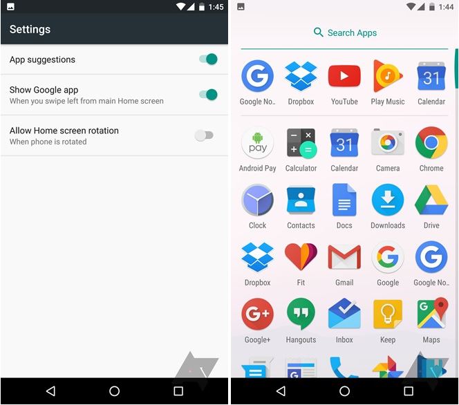 google nexus launcher